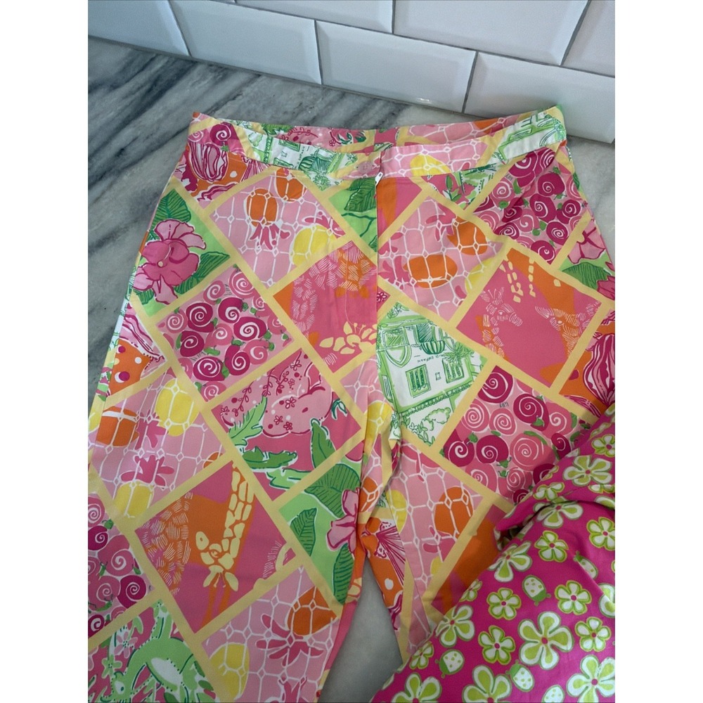 lot of 6 lilly pulitzer Capri Pants Size 8 GW0004 - Picture 2 of 9